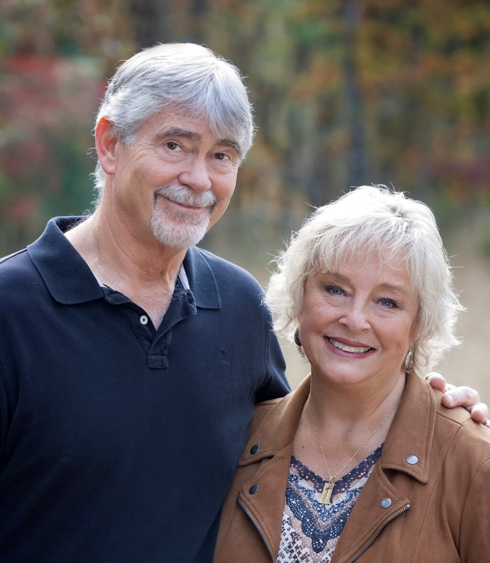 Chris and Rahnella Adsit smiling together outdoors